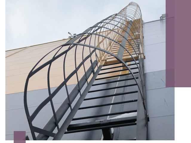 Изготовление и монтаж пожарных лестниц в Павлове профессионально