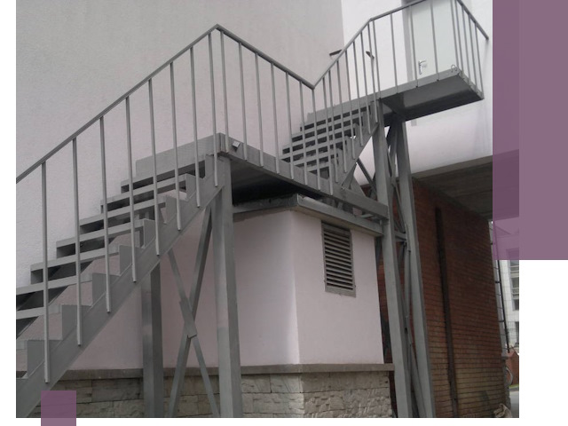 Монтаж пожарных лестниц под ключ в Павлове с гарантией качества