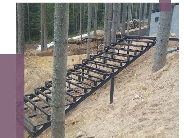 Монтаж металлических лестниц в Павлове от 13432 руб. 