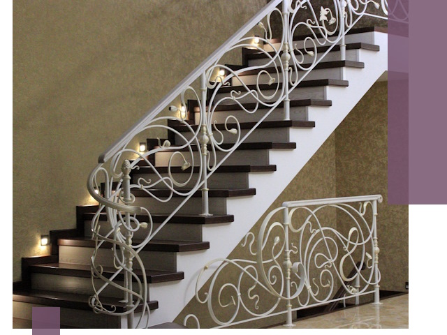 Кованые лестницы под ключ в Павлове — изготовление и монтаж