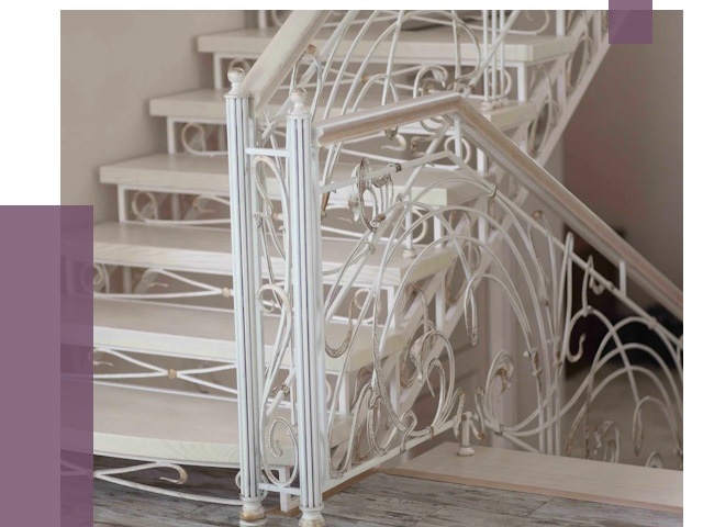 Изготовление кованых лестниц на заказ в Павлове от 86165 руб. | ПРОЛЁТ-Пвв