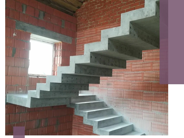 Бетонные лестницы под ключ в Павлове: монтаж, демонтаж, ремонт