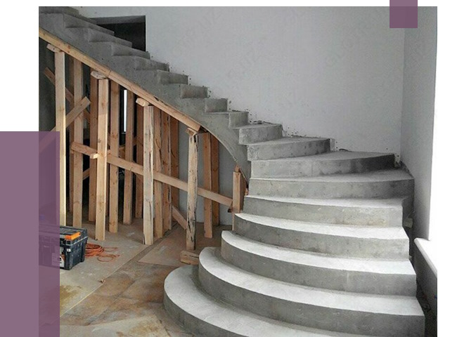 Изготовление бетонных лестниц под ключ в Павлове от 19767 руб. | ПРОЛЁТ-Пвв