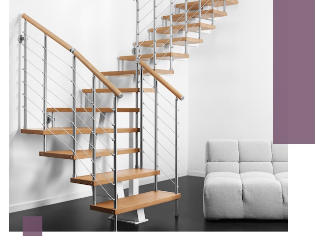 Модульные лестницы под ключ в Павлове — монтаж и изготовление