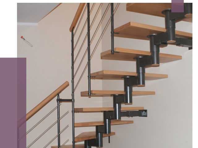 Изготовление модульных лестниц в Павлове от 11404 руб. 