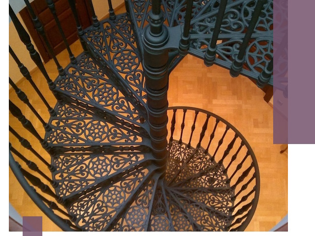 Винтовые лестницы под ключ в Павлове: производство и монтаж