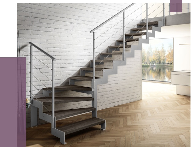 Г-образные лестницы под ключ в Павлове от 36747 руб. | ПРОЛЁТ-Пвв