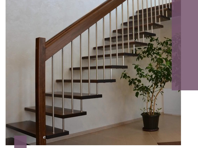 Лестницы на больцах под ключ в Павлове – изготовление и монтаж