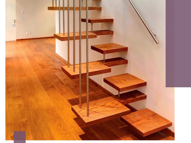 Лестницы «гусиный шаг» на заказ в Павлове для узких пространств