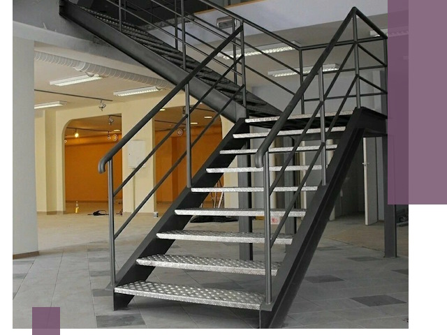 Лестницы для офиса в Павлове: изготовление, монтаж, демонтаж