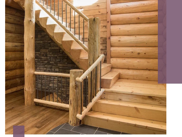 Лестницы в баню под заказ и профессиональный монтаж в Павлове