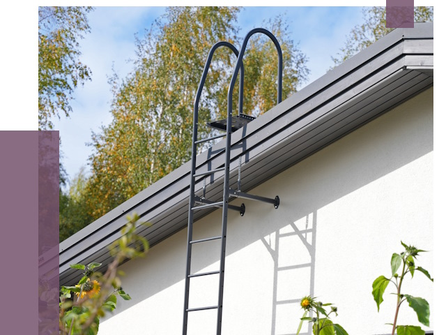 Лестницы на крышу в Павлове от 18956 руб. — монтаж и монтаж ПРОЛЁТ-Пвв