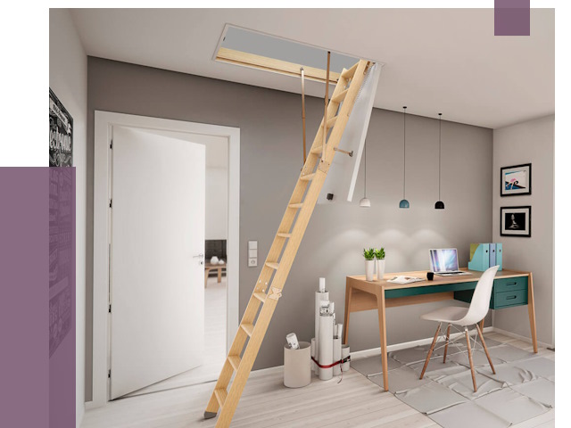 Чердачные лестницы в Павлове — от 14445 руб. | ПРОЛЁТ-Пвв