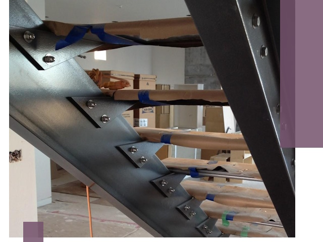 Усиление лестничных конструкций и усиление опор в Павлове