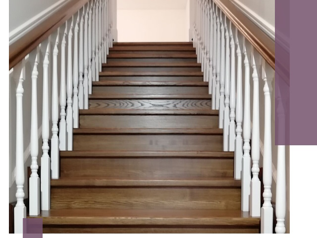 Лестницы из ясеня на заказ в Павлове — изготовление и монтаж