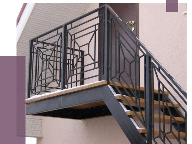 Металлические перила в Павлове от 4258 руб.  | ПРОЛЁТ-Пвв