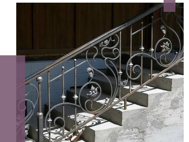 Кованые перила в Павлове от 8616 руб. под ключ — качество от ПРОЛЁТ-Пвв
