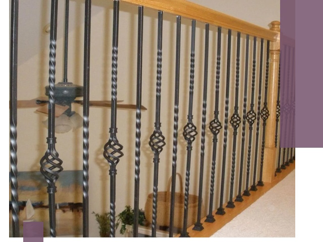 Изготовление и монтаж кованных перил в Павлове под ключ