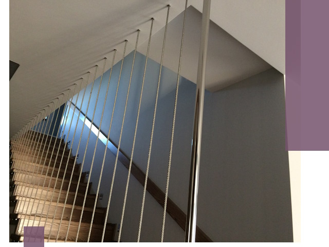 Тросовые перила под ключ в Павлове — производство и монтаж