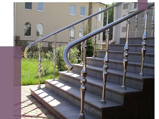 Перила для крыльца в Павлове от 10644 руб. — монтаж ПРОЛЁТ-Пвв