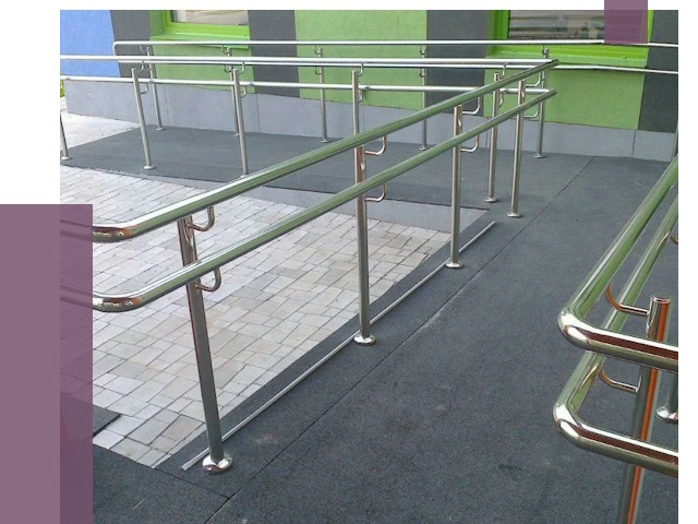 Ограждения пандусов в Павлове от 4308 руб. монтаж | ПРОЛЁТ-Пвв