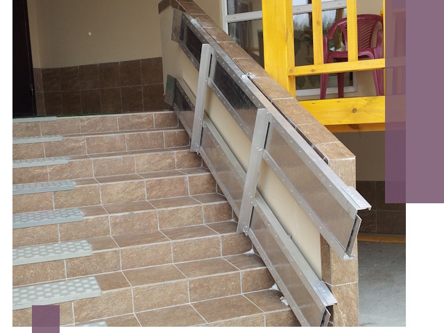 Откидные пандусы под ключ в Павлове — монтаж и демонтаж