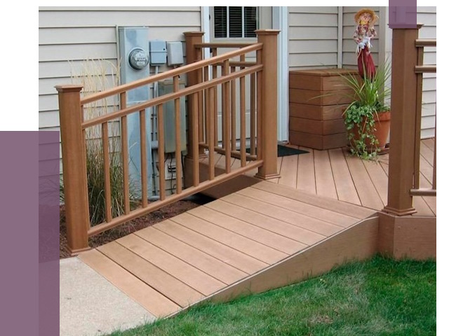 Пандус на крыльцо в Павлове под ключ от 7704 руб. 