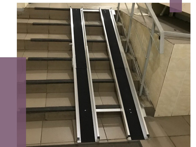 Установка пандуса в подъезд в Павлове от 7907 руб. под ключ | ПРОЛЁТ-Пвв