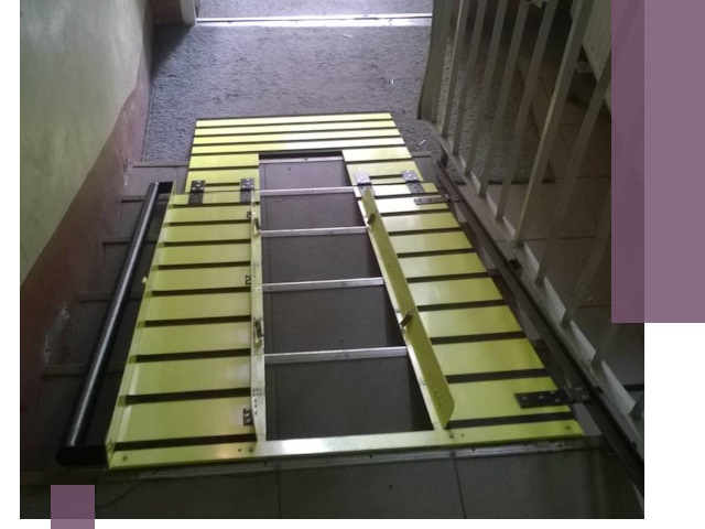 Профессиональный монтаж пандуса в подъезд в Павлове