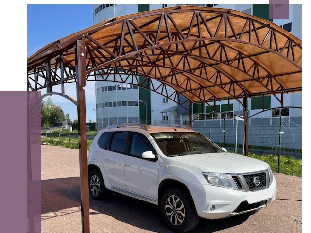 Недорогие навесы в Павлове от 42575 руб.  | ПРОЛЁТ-Пвв