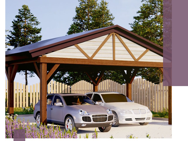 Навесы для автомобиля в Павлове — изготовление и монтаж