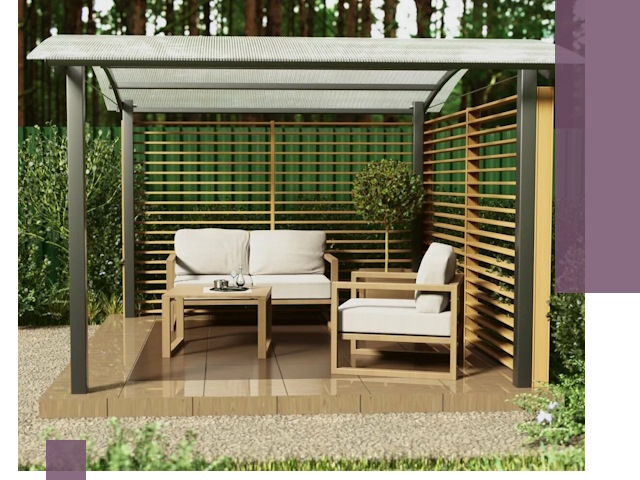 Навесы для дачи в Павлове: изготовление, монтаж и демонтаж