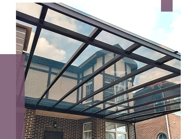 Навесы из поликарбоната в Павлове от 8535 руб. под ключ — ПРОЛЁТ-Пвв