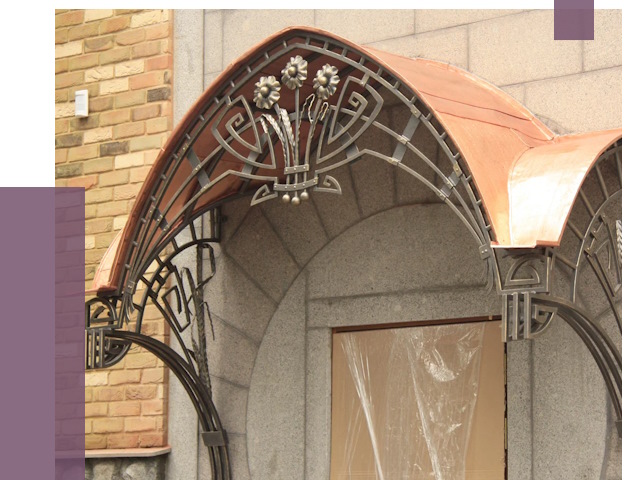 Арочные козырьки в Павлове от 14445 руб. 