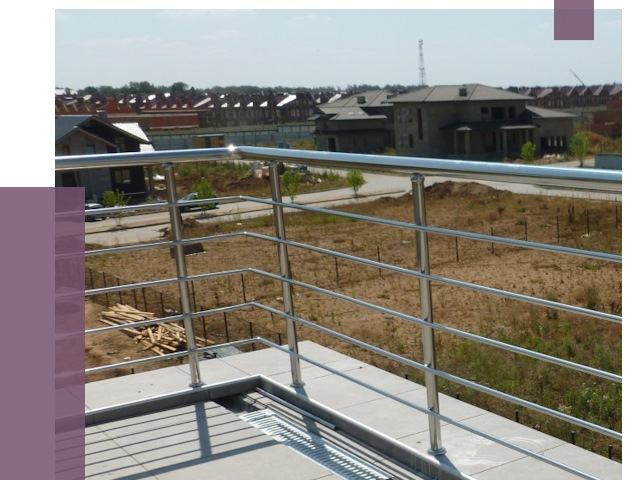 Парапеты из нержавеющей стали в Павлове от 7907 руб. за м² | ПРОЛЁТ-Пвв