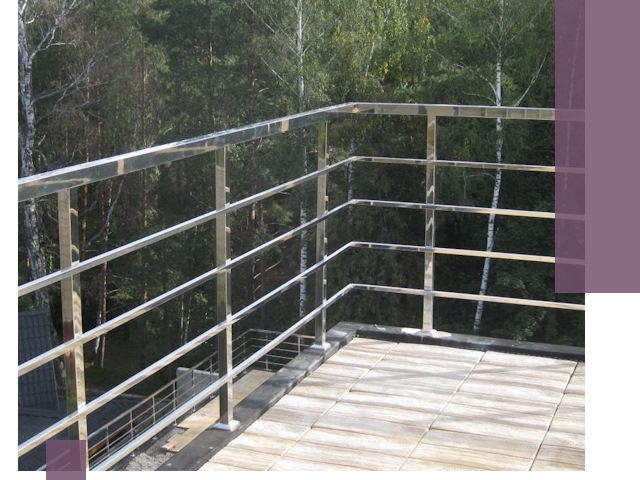 Парапеты из нержавеющей стали в Павлове — изготовление и монтаж