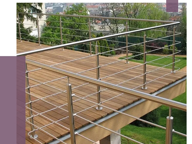 Алюминиевые парапеты в Павлове под ключ от 7704 руб. 