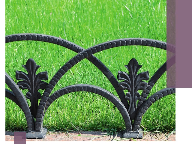 Декоративные металлические бордюры под ключ в Павлове