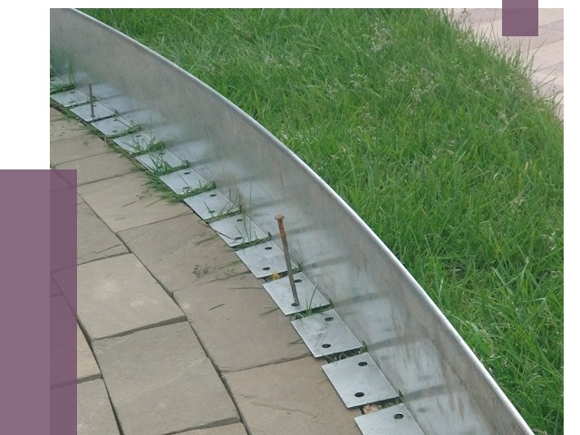 Металлические бордюры для тротуаров в Павлове от 8616 руб.