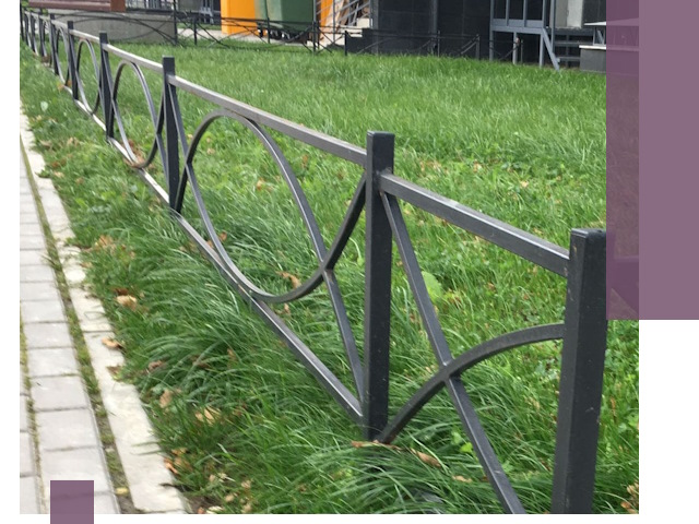 Газонные ограждения из металла в Павлове — монтаж и продажа