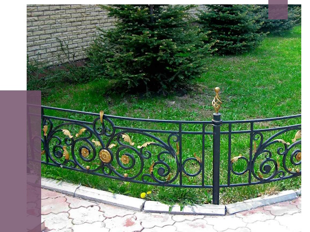 Кованые газонные ограждения в Павлове от 7552 руб. — ПРОЛЁТ-Пвв
